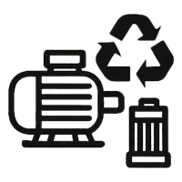 Recyclage des moteurs et transformateurs electriques
